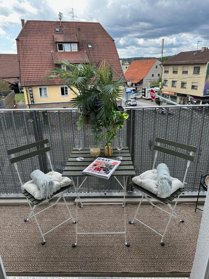 Stilvolles Und Modernes Appartement Mit Sonnigem Balkon In Flughafen- Und Messenaehe 31 Leinfelden-Echterdingen Exterior photo